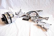 1994 Chevy ZR-1 Corvette V8 Aluminum Alternator AFTER Chrome-Like Metal Polishing and Buffing Services