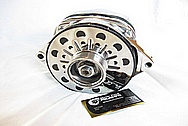 Chevy Corvette V8 Aluminum Alternator AFTER Chrome-Like Metal Polishing and Buffing Services