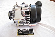 1996 Chevy Tahoe Vortec 350 V8 Aluminum Alternator AFTER Chrome-Like Metal Polishing and Buffing Services
