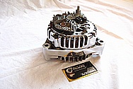 2005 and Up Chevrolet C6 Corvette V8 Aluminum Alternator AFTER Chrome-Like Metal Polishing and Buffing Services