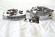 Aluminum Engine Alternator AFTER Chrome-Like Metal Polishing and Buffing Services / Restoration Services 