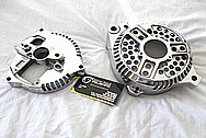 Aluminum Engine Alternator AFTER Chrome-Like Metal Polishing and Buffing Services / Restoration Services 