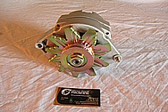 Chevrolet Aluminum Alternator BEFORE Chrome-Like Metal Polishing and Buffing Services