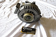 Aluminum Alternator BEFORE Chrome-Like Metal Polishing and Buffing Services