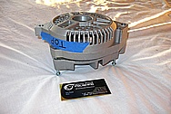 Aluminum Engine Alternator BEFORE Chrome-Like Metal Polishing and Buffing Services / Restoration Services 