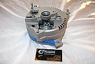 Aluminum Engine Alternator BEFORE Chrome-Like Metal Polishing and Buffing Services / Restoration Services 
