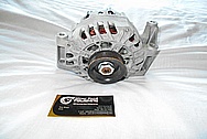 Aluminum, Finned Cast Alternator BEFORE Chrome-Like Metal Polishing and Buffing Services / Restoration Services