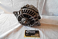 Aluminum V8 Engine Alternator BEFORE Chrome-Like Metal Polishing and Buffing Services / Restoration Services 