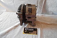 Aluminum V8 Engine Alternator BEFORE Chrome-Like Metal Polishing and Buffing Services / Restoration Services 