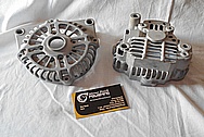 Aluminum V8 Engine Alternator BEFORE Chrome-Like Metal Polishing and Buffing Services / Restoration Services 