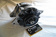 1988 Toyota Tercel Remy Aluminum Alternator BEFORE Chrome-Like Metal Polishing - Aluminum Alternator Polishing