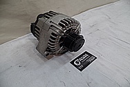 Aluminum Alternator BEFORE Chrome-Like Metal Polishing - Aluminum Polishing Services 