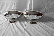 E&J Type 20 Aluminum Head Light Housing AFTER Chrome-Like Metal Polishing and Buffing Services / Restoration Services 