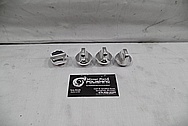 Aluminum Automotive Control Knobs AFTER Chrome-Like Metal Polishing and Buffing Services - Aluminum Polishing