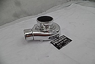 Garrett Aluminum Turbo Housing AFTER Chrome-Like Metal Polishing and Buffing Services - Aluminum Polishing