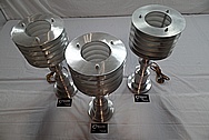 Aluminum Lamp AFTER Customized Satin Finished Services / Restoration Services 