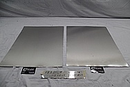 Aluminum Thin Sheet Metal BEFORE Chrome-Like Metal Polishing and Buffing Services - Aluminum Polishing 