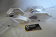 Aluminum Garden Pieces BEFORE Chrome-Like Metal Polishing and Buffing Services - Aluminum Polishing 