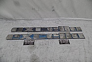 Aluminum Sign BEFORE Chrome-Like Metal Polishing and Buffing Services - Aluminum Polishing