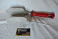 Aluminum Gardening Tools BEFORE Chrome-Like Metal Polishing and Buffing Services / Restoration Services 