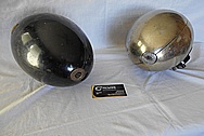 E&J Type 20 Aluminum Head Light Housing BEFORE Chrome-Like Metal Polishing and Buffing Services / Restoration Services 