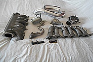 2JZ-GTE Toyota Supra Aluminum Parts BEFORE Chrome-Like Metal Polishing and Buffing Services / Restoration Services