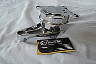 Toyota Supra 2JZ-GTE Aluminum Belt Tensioner / Steel Belt Tensioner Bracket AFTER Chrome-Like Metal Polishing and Buffing Services / Restoration Services