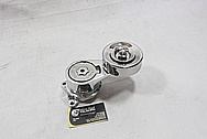 Toyota Supra 2JZ-GTE Aluminum Belt Tensioner AFTER Chrome-Like Metal Polishing and Buffing Services / Restoration Services 