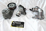 Nissan GTR Aluminum Belt Tensioner BEFORE Chrome-Like Metal Polishing and Buffing Services / Restoration Services 