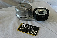 Aluminum Engine Belt Tensioner BEFORE Chrome-Like Metal Polishing and Buffing Services / Restoration Services