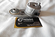 Aluminum Engine Belt Tensioner BEFORE Chrome-Like Metal Polishing and Buffing Services / Restoration Services