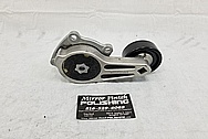 Aluminum Belt Tensioner and Pulley BEFORE Chrome-Like Metal Polishing - Aluminum Polishing Services