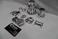 Aluminum Pieces for Custom Built Commuter/Trekking Bicycle AFTER Chrome-Like Metal Polishing and Buffing Services / Restoration Services