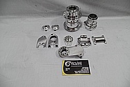 Aluminum Pieces for Custom Built Commuter/Trekking Bicycle AFTER Chrome-Like Metal Polishing and Buffing Services / Restoration Services