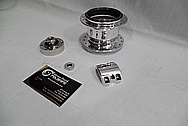 Aluminum Pieces for Custom Built Commuter/Trekking Bicycle AFTER Chrome-Like Metal Polishing and Buffing Services / Restoration Services