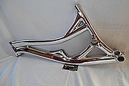 Specialized SX Aluminum Bicycle Frame AFTER Chrome-Like Metal Polishing and Buffing Services / Restoration Services