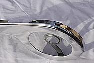 Peruzzon Allumino Ricci Chain Guard AFTER Chrome-Like Metal Polishing and Buffing Services