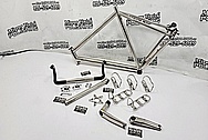 Titanium Bicycle Frame, Titanium Bicycle Parts and Aluminum Bicycle Parts AFTER Chrome-Like Metal Polishing and Buffing Services / Restoration Services - Titanium Polishing - Aluminum Polishing - Bicycle Polishing