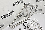 Titanium Bicycle Frame, Titanium Bicycle Parts and Aluminum Bicycle Parts AFTER Chrome-Like Metal Polishing and Buffing Services / Restoration Services - Titanium Polishing - Aluminum Polishing - Bicycle Polishing