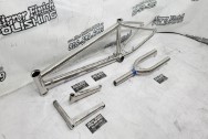 Titanium Bicycle Frame and Titanium Bicycle Parts AFTER Chrome-Like Metal Polishing - Titanium Polishing - Titanium Polishing Services - Bicycle Polishing Service