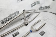 Titanium Bicycle Frame and Titanium Bicycle Parts AFTER Chrome-Like Metal Polishing - Titanium Polishing - Titanium Polishing Services - Bicycle Polishing Service