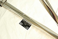 Lynskey 3/2.5 Grade Titanium Bicycle Frame AFTER Chrome-Like Metal Polishing and Buffing Services