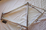 6061 Aluminum On-Road Bicycle Parts AFTER Chrome-Like Metal Polishing and Buffing Services