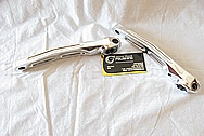 Aluminum Bicycle Crank Arms AFTER Chrome-Like Metal Polishing and Buffing Services