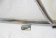 1999 Litespeed Ultimate 60 cm Titanium Bicycle Frame AFTER Chrome-Like Metal Polishing and Buffing Services