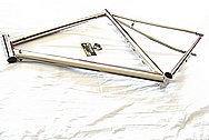 Litespeed Titanium Bicycle Frame AFTER Chrome-Like Metal Polishing and Buffing Services