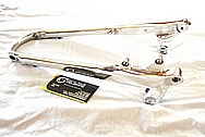 Specialized Lightweight Titanium Bicycle Frame AFTER Chrome-Like Metal Polishing and Buffing Services