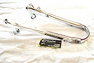 Specialized Lightweight Titanium Bicycle Frame AFTER Chrome-Like Metal Polishing and Buffing Services