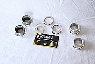 Aluminum Bicycle Hardware Pieces AFTER Chrome-Like Metal Polishing and Buffing Services / Restoration Services