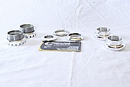 Aluminum Bicycle Hardware Pieces AFTER Chrome-Like Metal Polishing and Buffing Services / Restoration Services